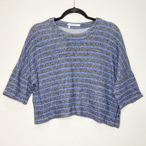 10 Crosby Derek Lam Striped French Terry Crop Top